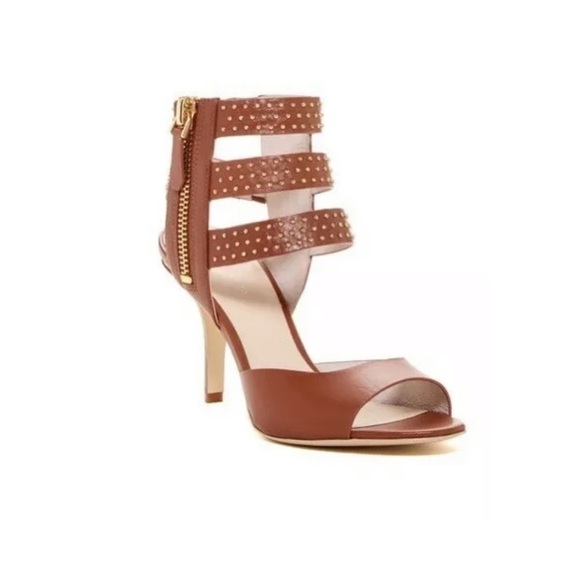 Kenneth Cole New York Tucker Studded Sandal Cognac - Picture 1 of 8